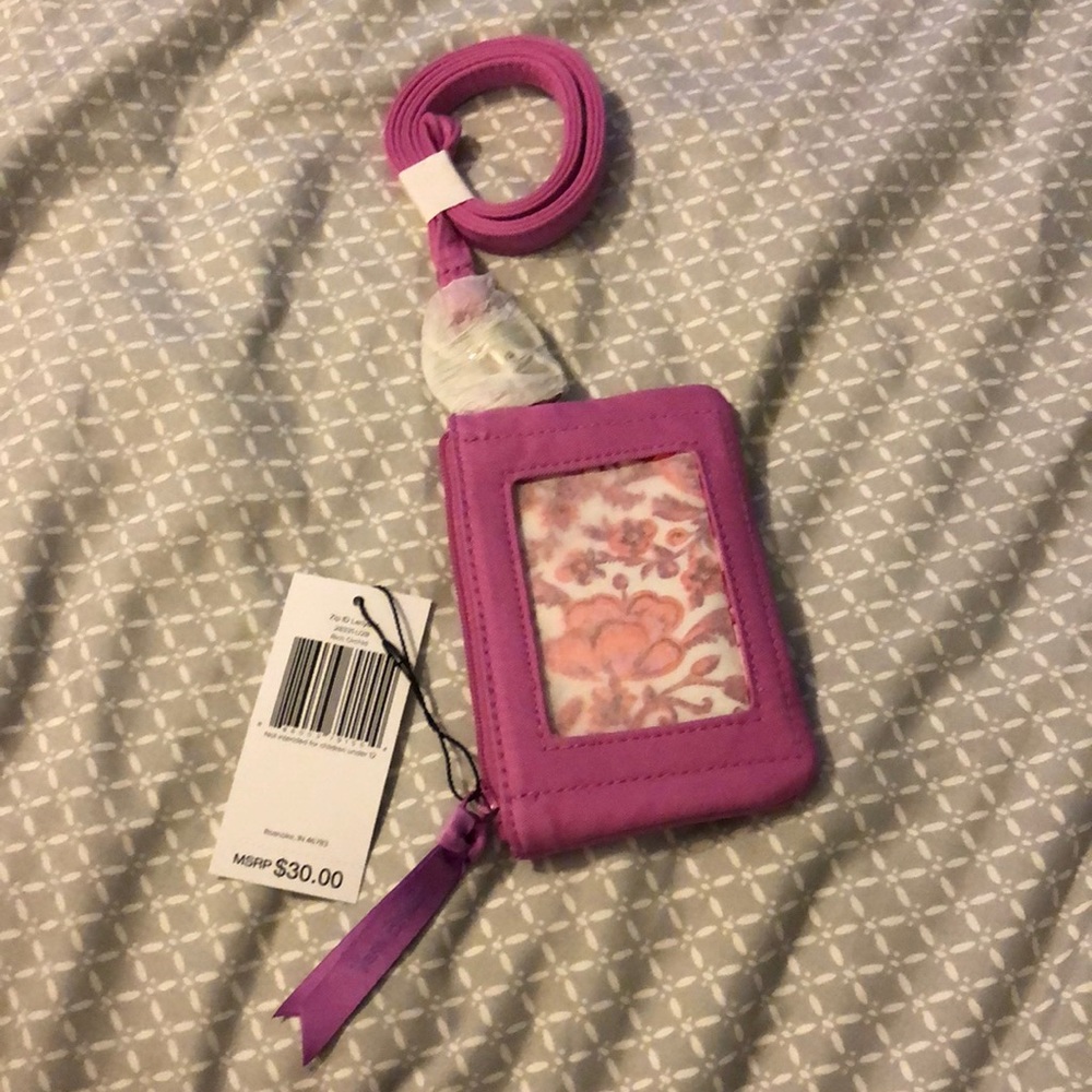 Vera Bradley wallet lanyard